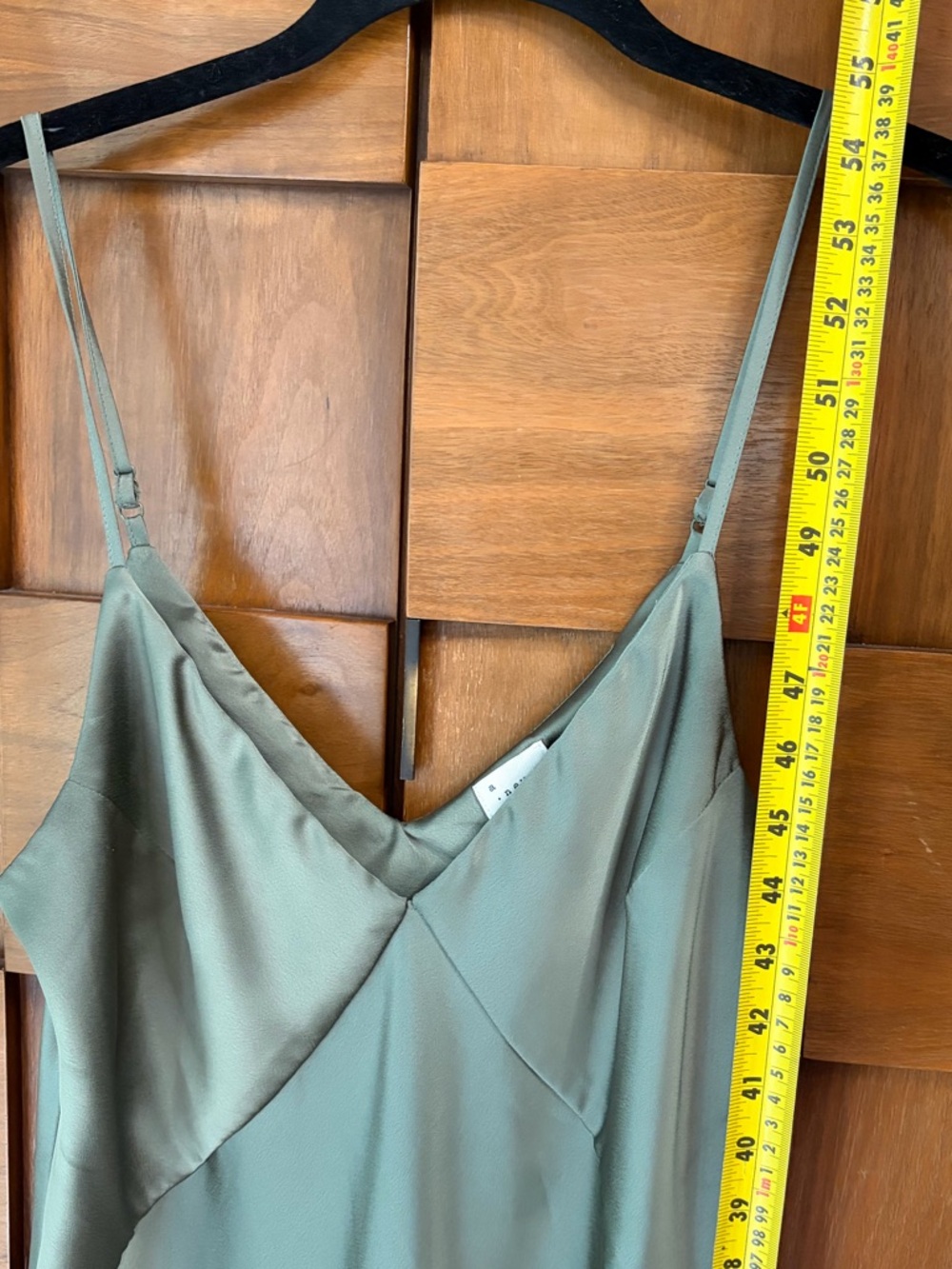 a new day Olive Satin Slip Dress - Picture 5 of 8